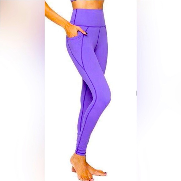 vie active Pants - Vie Active Lili Full Leggings Purple Size Large